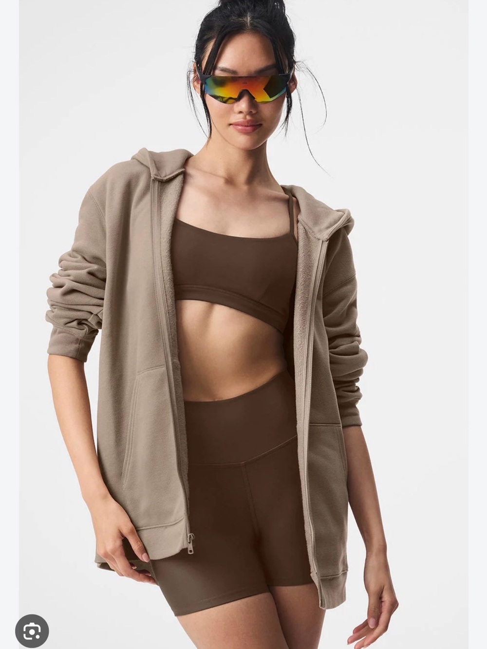 ALO Yoga Renown Full Zip Hoodie